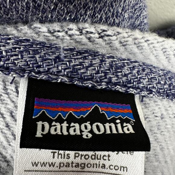 Patagonia Women's Cloud Stack Hoody Full Zip in Blue Butterfly Medium Organic - Picture 10 of 14